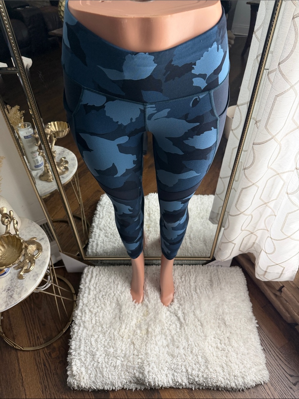 Athleta Blue Camo High-Rise Leggings - Picture 4 of 4